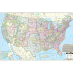 United States Wall Map Muralkappa   The Map Shop | Large Wall Map Of Usa