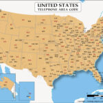 Us Area Code Map, Us Telephone Area Code Map, Us Dialing Code Map | Area Code Map Of USA