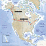 Us Canada Border Map, Us And Canada Border Map | Border Map Of USA And Canada