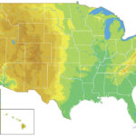 Us Elevation Map And Hillshade   Gis Geography | Elevation Map Of The Usa