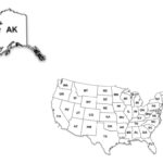 Us Karte, Aber Diesmal Mit Korrekt Dargestelltem Alaska Und Hawaii | Printable Map Of USA With Alaska And Hawaii