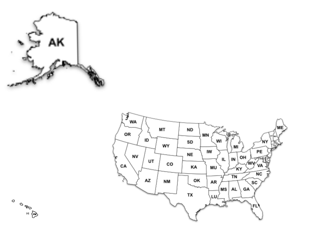 us karte aber diesmal mit korrekt dargestelltem alaska und hawaii printable map of usa with alaska and hawaii Us-Karte, Aber Diesmal Mit Korrekt Dargestelltem Alaska Und Hawaii | Printable Map of USA with Alaska and Hawaii