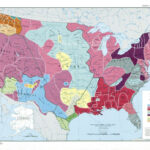 Us Karte Der Indianerstämme Kulturen Und Sprachen Geschichte Der  Amerikanischen | Map Of Indian Tribes In Usa
