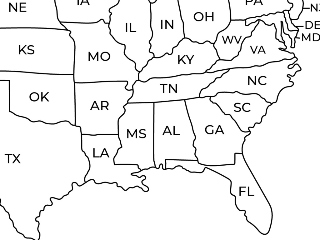 Us Map Image Of United States Black And White North America | Outline Map of USA with State Names