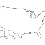 Us Map Outline Svg, United States Map Outline Svg, Usa Map Outline | Map Outline Of The Usa