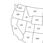Us Map With State Names | Printable | Contiguous Usa + Alaska | Map Of USA With State Names Printable