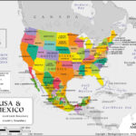 Us Mexico Map, Usa Mexico Map, Us And Mexico Map | Map Of Usa States And Mexico