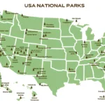 Us National Parks Map | Map Of All National Parks In The USA
