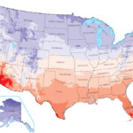Us Temperature Map   Gis Geography | Temperature Map Of The Usa