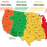 Us Time Zone Map   Guide Of The World | Map Of Central Time Zone Usa