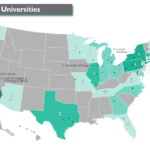 Us Top 50 Universities – Landgeist | Map Of Universities In USA