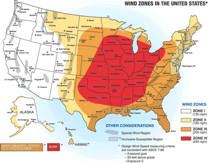 Wind Map Of The Usa