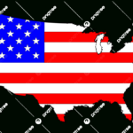 Usa Flag Map Federation, Shape, Geographical, States Png | Map Of Usa With Flag