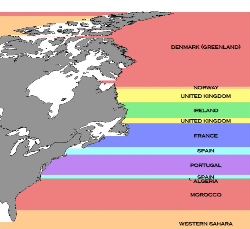 Usa Is Much More Closer To Equator Than Europe : R/Europe | Map of USA with Equator