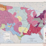 Usa Karte Der Indianerstämme, Kulturen & Sprachen Indianer Geschichte Kunst  Post | Indian Tribes Map Of USA