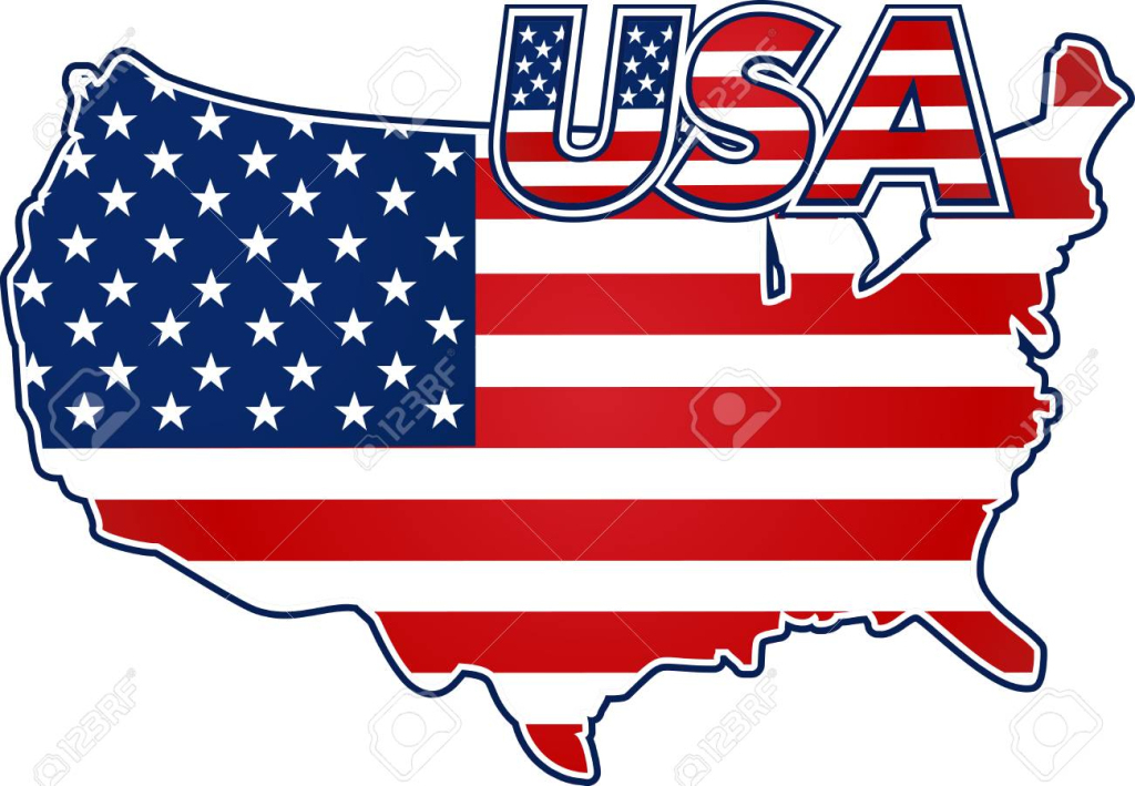 Usa Map. Flag Of America. American Symbol Royalty Free Svg | Map Of Usa Clip Art