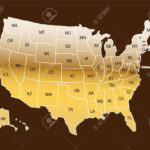 Usa Map Gold Royalty Free Svg, Cliparts, Vectors, And Stock | Map Of Gold In Usa