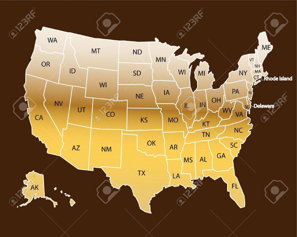 Usa Map Gold Royalty Free Svg, Cliparts, Vectors, And Stock | Map Of Gold In Usa