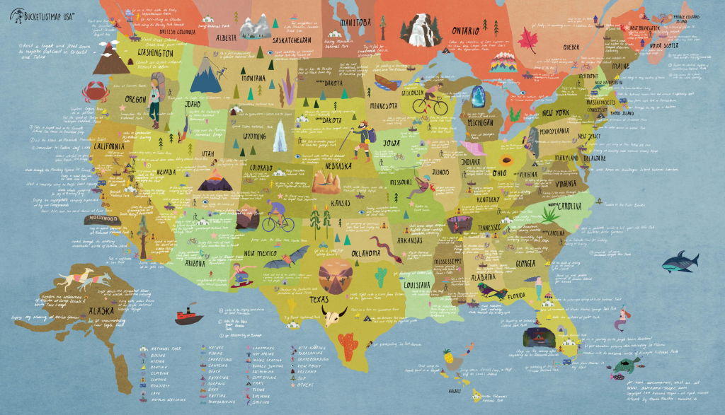 Usa Map - Mamind | Map of USA National Parks