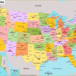 Usa Map | Maps Of The United States Of America | Map Of Eastern USA Tennessee And Washington Dc Free Printable