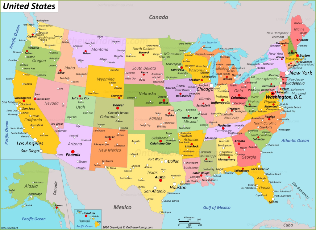 Usa Map | Maps Of The United States Of America | Map of Eastern USA Tennessee and Washington Dc Free Printable