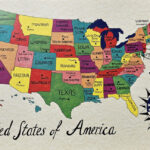 Usa Map With Capitals | Full Map Of The USA