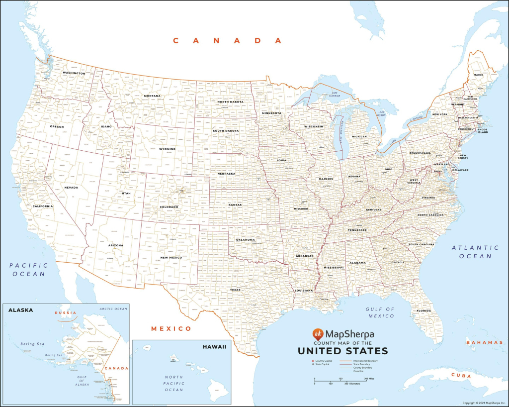 Usa Map With County Names - Extra Large Map | Stanfords | Map Of Usa By County