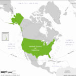 Usa On North America Map | Map Of North America USA