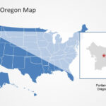 Usa Pacific Map Presentation   Slidemodel | Portland Oregon On Map Of USA