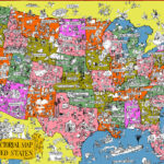 Usa Pictorial Map   Ontheworldmap | Tourist Attraction Map Of Usa
