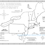 Usa Regions – Northeast | Printable East Coast Map Of USA