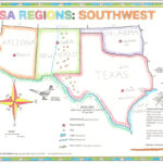 Usa Regions – Southwest | Map Of The Southwest Region Of The USA