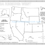 Usa Regions – West | Printable Map Of Western States Usa