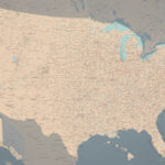 Usa Road Trip & Travel Landstraße Landkarte 24X36 Poster   Etsy.de | Road Trip Map Of USA