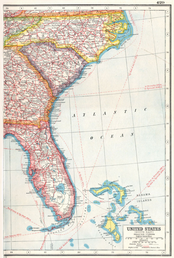 Map of Georgia USA and Florida Map of Georgia USA and Florida