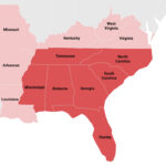 Usa Southeast Region Map—Geography, Demographics And More | Mappr | Map Of Southeast Usa States