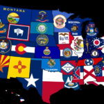 Usa State Flag Map | Map Of The Usa With Their States Flags | Map Of USA With Flags