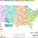 Usa Time Zone Map, Us Time Zone Map, Time Zones Usa | Time Zone Map Of Usa With States