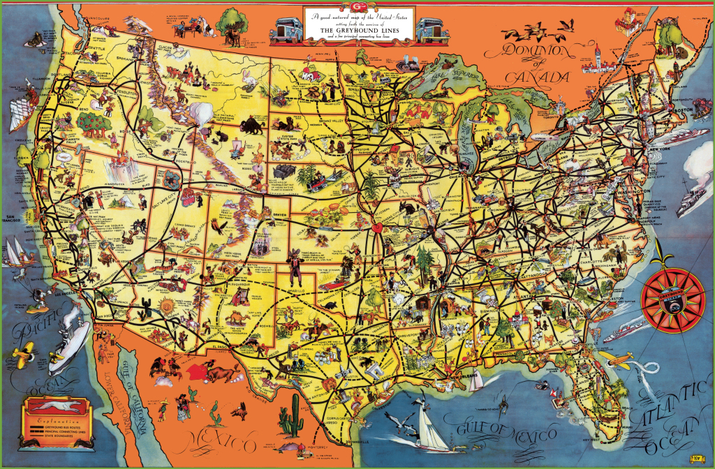 Usa Tourist Map - Ontheworldmap | Map of USA For Travel