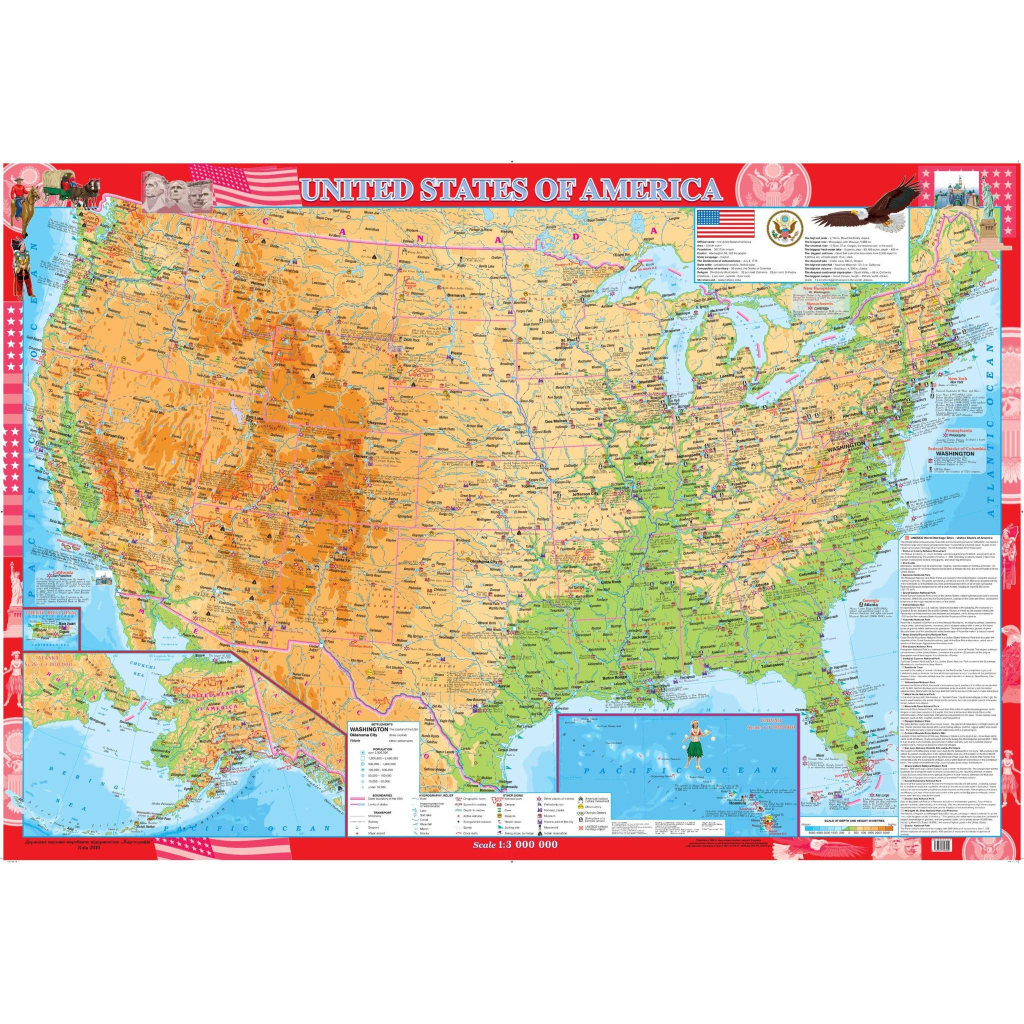 Usa Wall Map - Extra Largekartographia - The Map Shop | Large Wall Map Of Usa