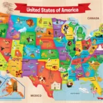 Usa Wood Map   44 Piece Jigsaw Puzzlemasterpieces | Puzzle | Wooden Puzzle Map Of USA