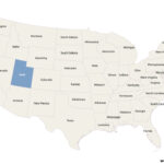 Utah   World In Maps | Utah On Map Of USA