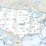 Vector Map Of United States Of America | One Stop Map | Printable Map Of USA With Major Cities Picture