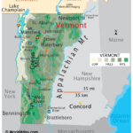 Vermont Maps & Facts   World Atlas | Map Of Vermont State Usa