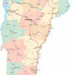 Vermont Road Map   Vt Road Map   Vermont Highway Map | Road Map Of Vermont Usa