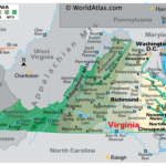 Virginia Maps & Facts   World Atlas | Detailed Map Of Virginia USA