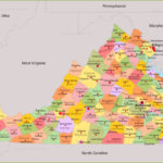 Virginia State Map | Usa | Maps Of Virginia (Va) | Map Of Virginia Usa With Cities