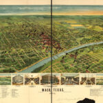Waco, Texas 1892. | Library Of Congress | Map Of Waco Texas USA