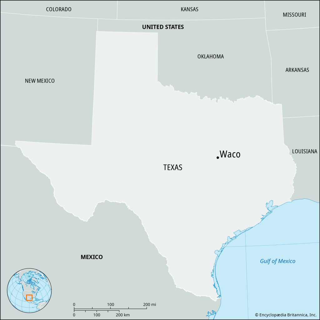Waco | Texas, History, Population, Map, &amp;amp; Facts | Britannica | Map Of Waco Texas Usa