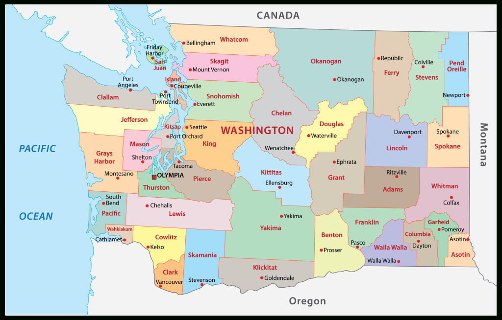 Washington Maps &amp;amp; Facts - World Atlas | Washington on Map of USA